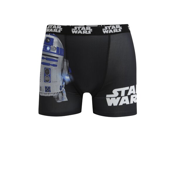 Boxeri negri & albastru & gri cu print pentru barbati Star Wars