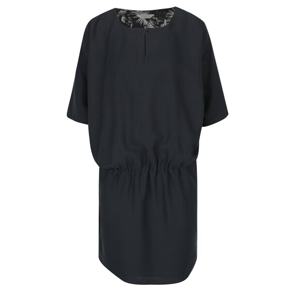 Rochie gri inchis cu maneci liliac Skunkfunk
