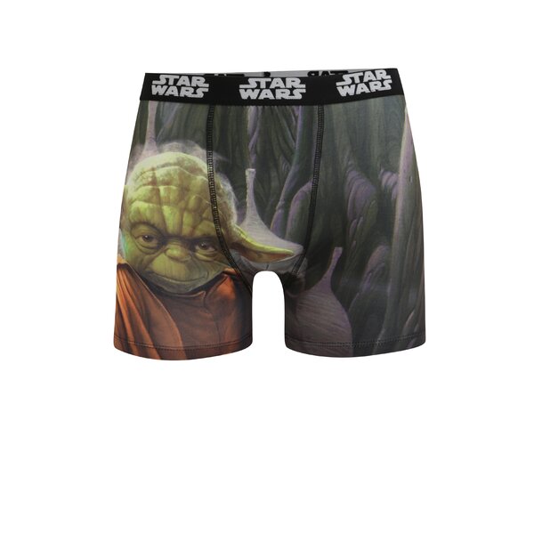 Boxeri negru & verde cu print pentru barbati Star Wars
