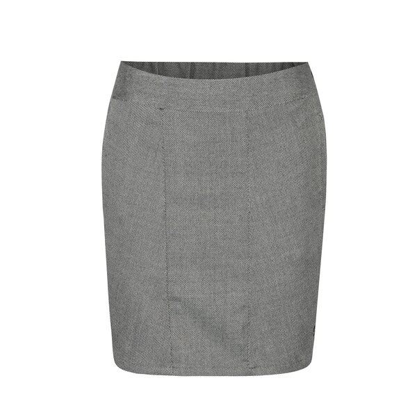 Fusta gri cu model chevron Skunkfunk