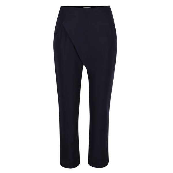 Pantaloni bleumarin cu croi suprapus Skunkfunk