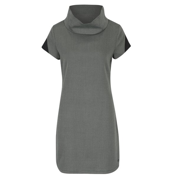 Rochie verde cu guler inalt Skunkfunk