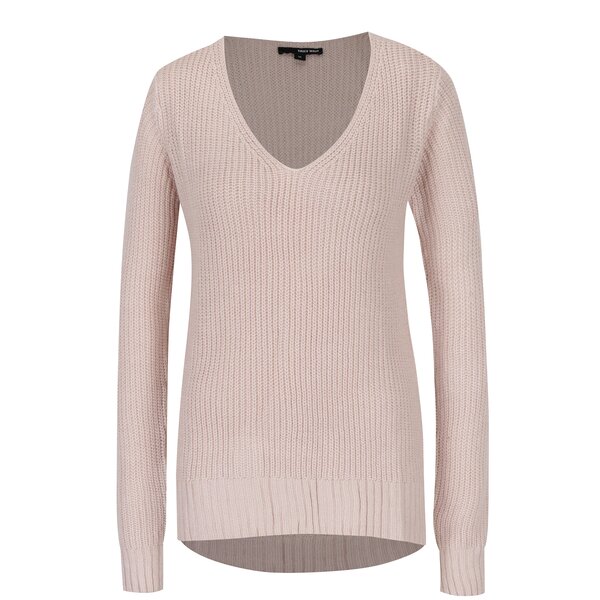 Pulover roz cu spate alungit TALLY WEiJL