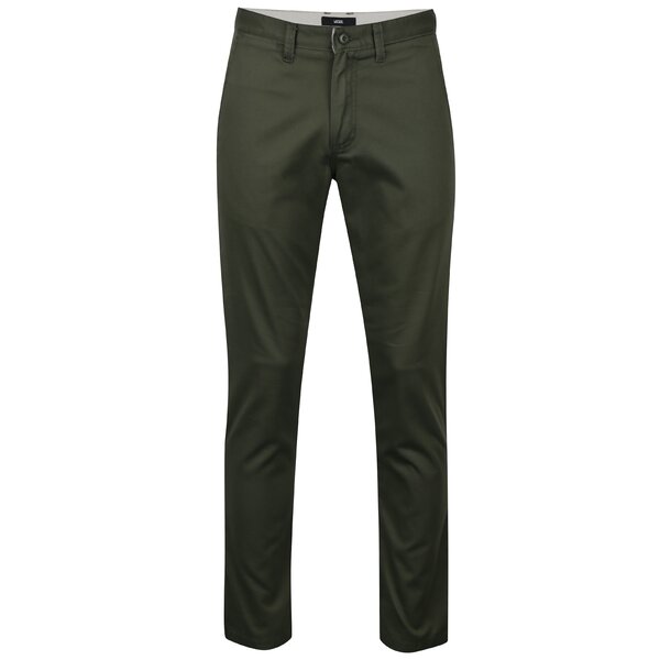 Pantaloni chino verde inchis pentru barbati VANS Authentic