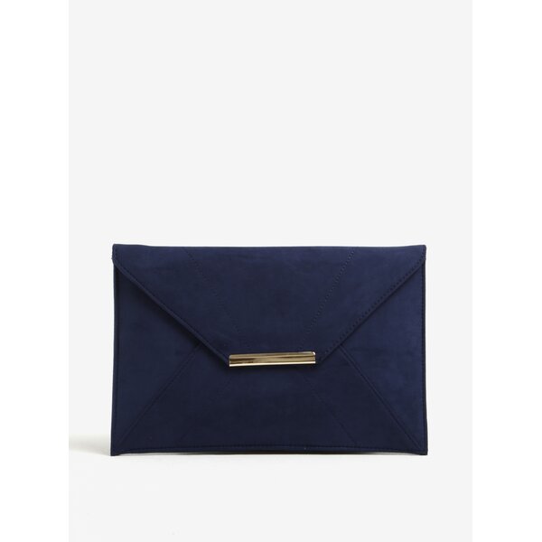 Geanta plic bleumarin cu detalii aurii - Dorothy Perkins