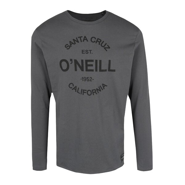 Bluza regular fit gri&negru cu print logo ONeill