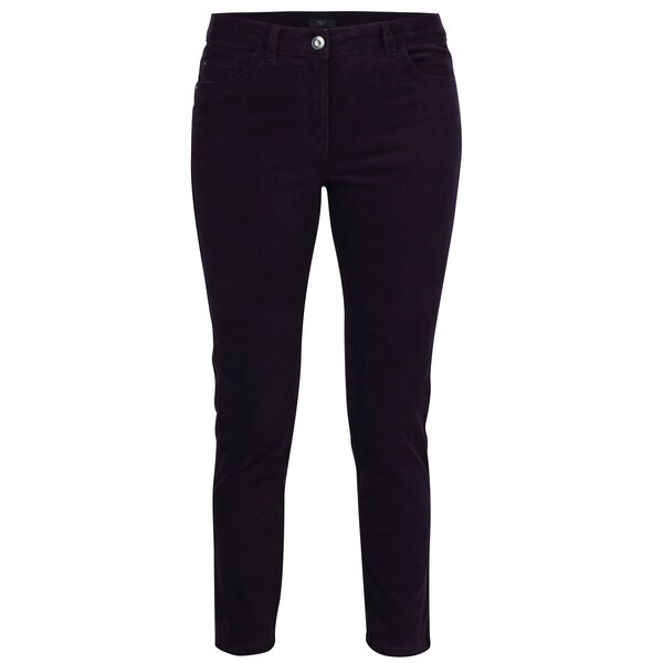 Pantaloni mov din material reiat pentru femei M&Co