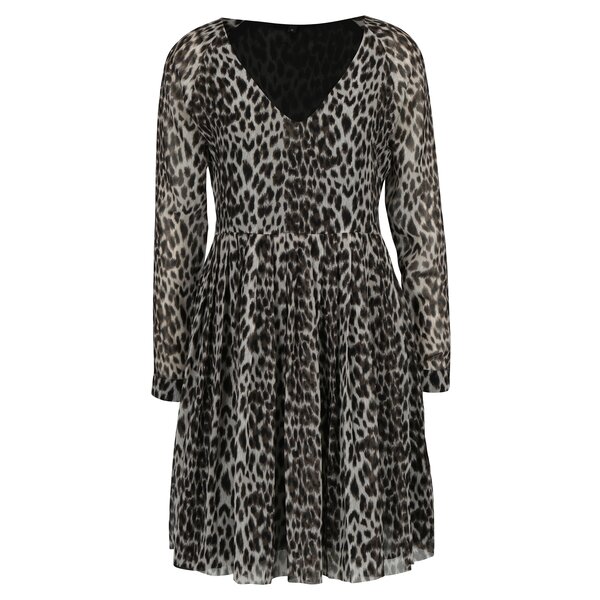 Rochie crem cu print leopard Pepe Jeans MARY