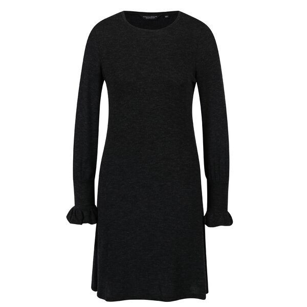 Rochie tricotata gri inchis melanj Dorothy Perkins