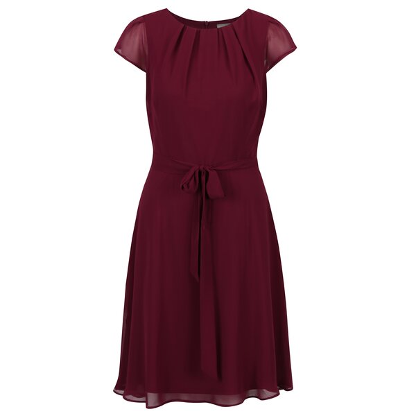 Rochie bordo clos cu cordon - Billie & Blossom