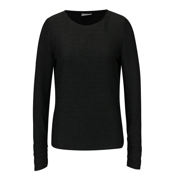 Bluza neagra cu fire metalice VILA Clima