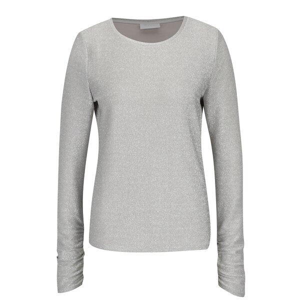 Bluza argintie cu fire metalice VILA Clima