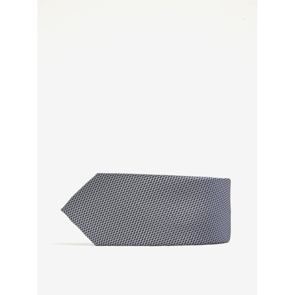 Cravata gri albastrui cu print discret - Selected Homme Xin