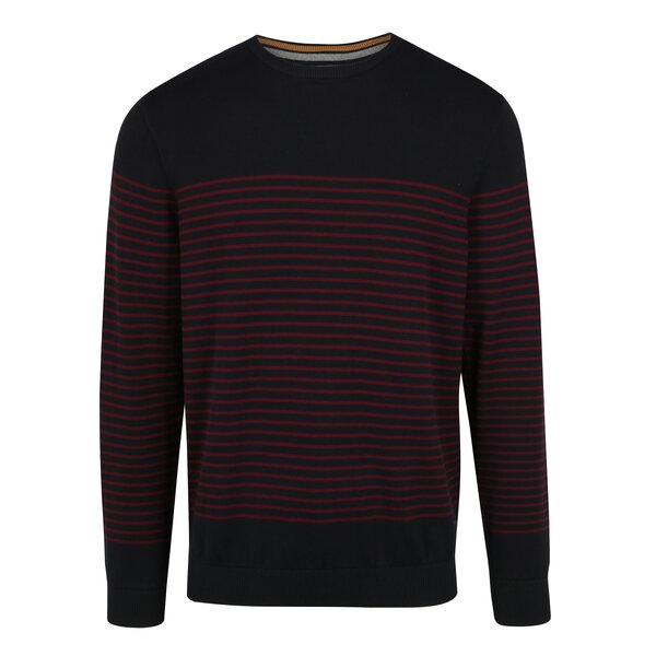 Pulover bordo&bleumarin in dungi pentru barbati s.Oliver