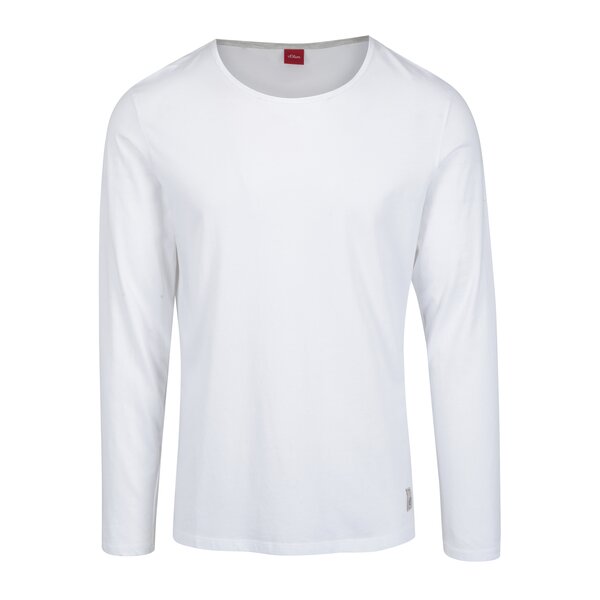 Bluz slim fit alba pentru barbati s.Oliver