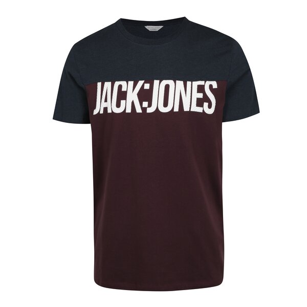 Tricou borrdo cu print Jack & Jones Char