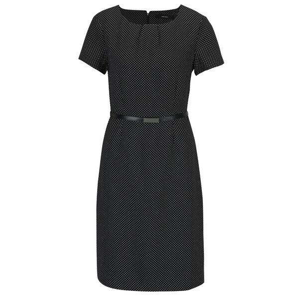Rochie neagra cu print puncte si curea detasabila - VERO MODA Helen
