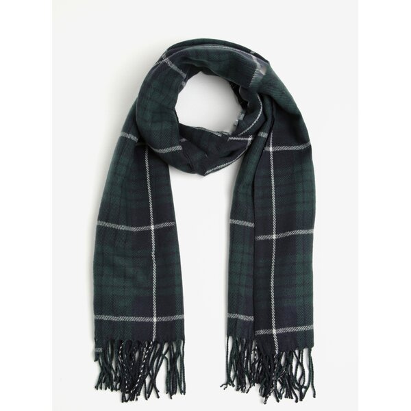 Fular albastru & verde cu model tartan Jack & Jones Danny