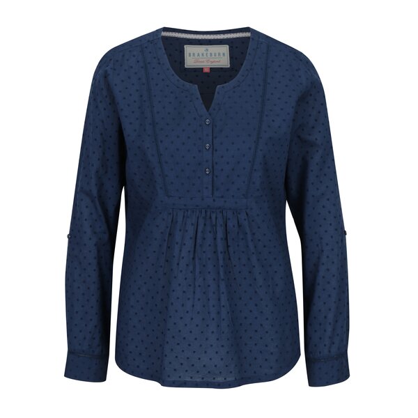 Bluza albastra cu print - Brakeburn