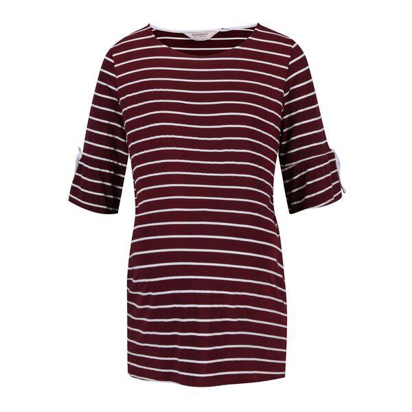 Tricou bordo & alb pentru femei insarcinate Dorothy Perkins Maternity