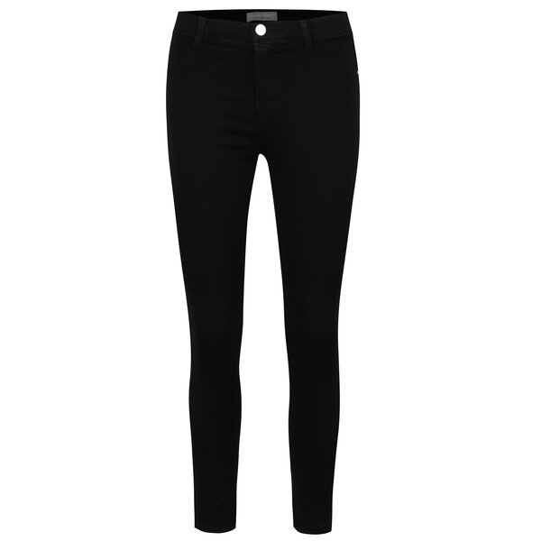 Blugi negri cu talie inalta - Dorothy Perkins Petite