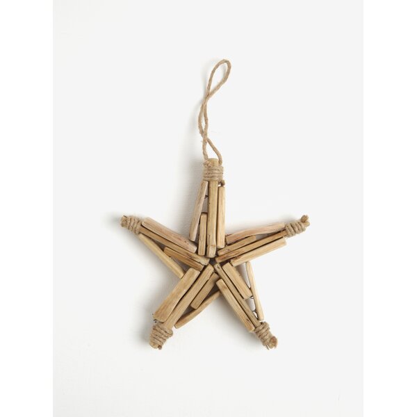 Stea decorativa maro cu design scandinav - Kaemingk