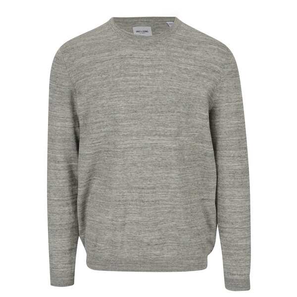 Pulover subtire gri melanj din bumbac - ONLY & SONS Alex