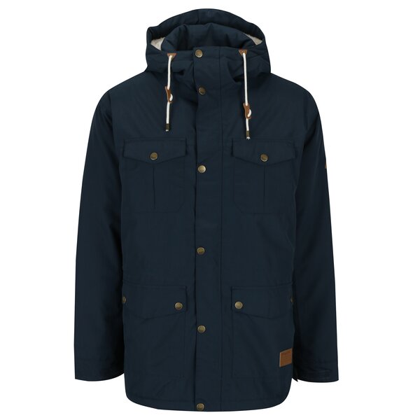 Geaca parka bleumarin de iarna impermeabila pentru barbati - MEATFLY Rodney 2