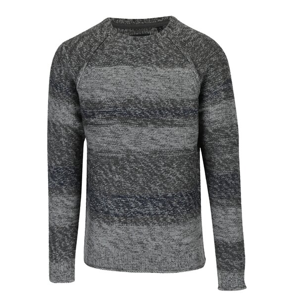 Pulover tricotat gri pentru barbati - ONLY & SONS Ollan