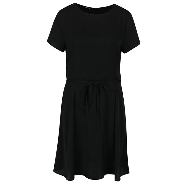 Rochie neagra cu snur in talie - ONLY Riga