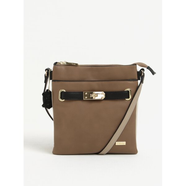 Geanta maro crossbody cu detalii din piele - Liberty by Gionni Janine