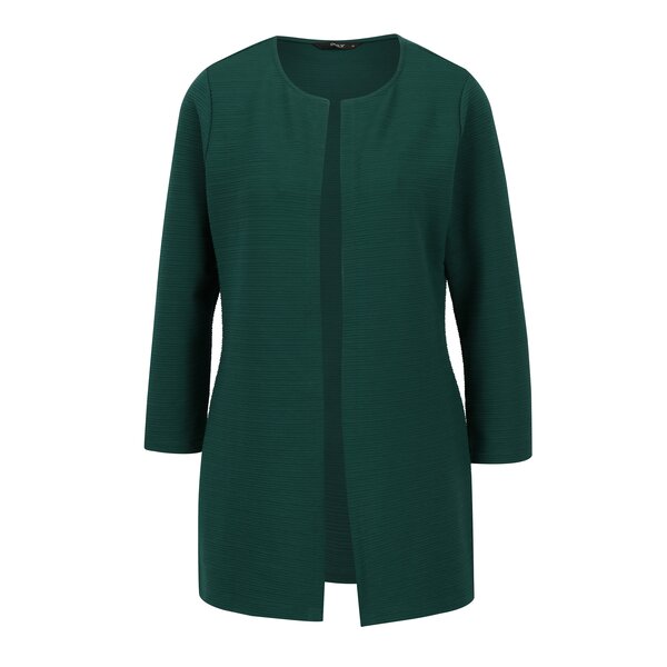 Cardigan lung albastru petrol fara inchidere ONLY Leco