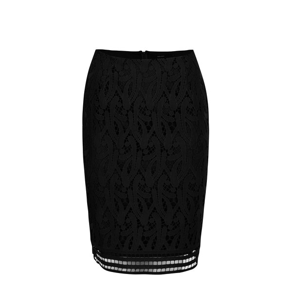 Fusta neagra din dantela - VERO MODA Exclusive