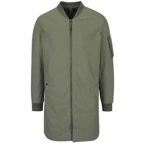 Jachetă lungă bomber kaki - Selected Homme Bomber