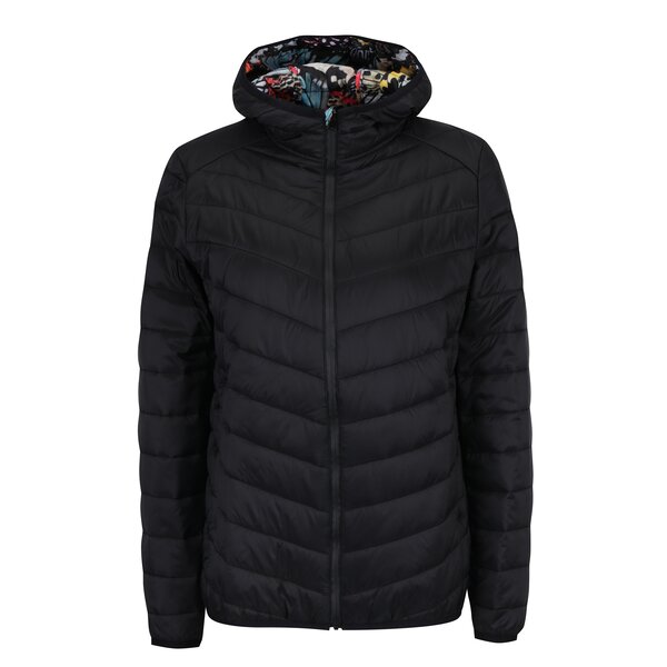 Geaca matlasata cu doua fete neagra&multicolora Desigual Sport