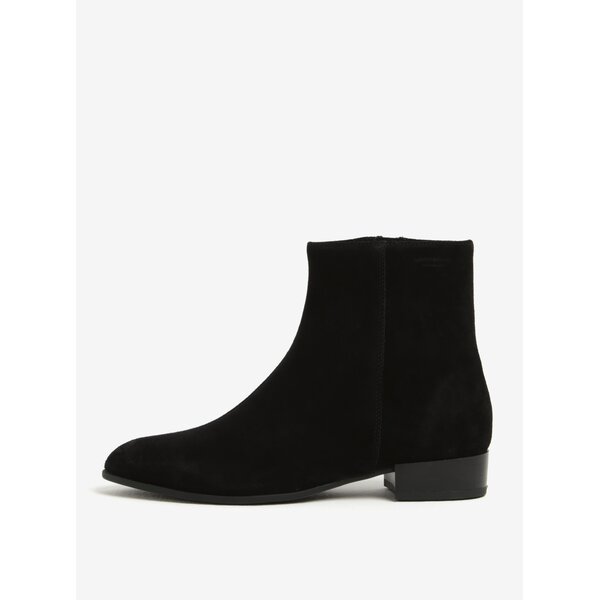 Botine negre din piele intoarsa pentru femei - Vagabond Gigi