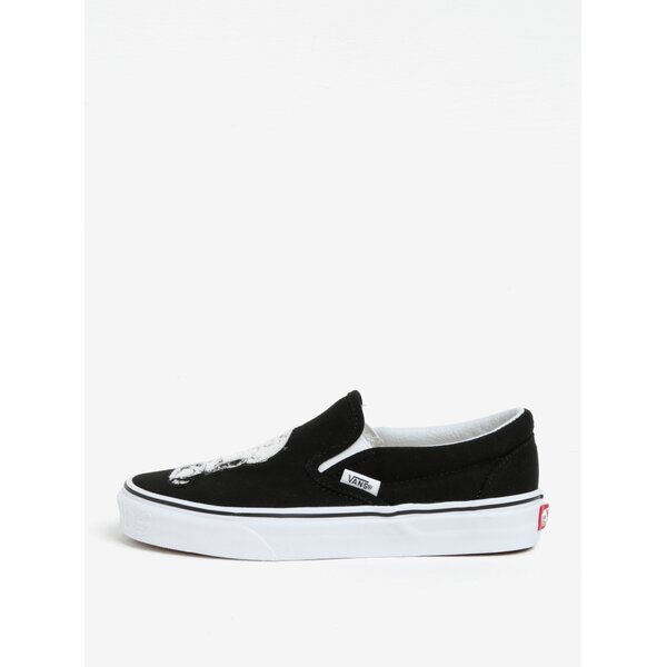 Tenisi negri slip-on pentru femei - VANS Classic Peanuts