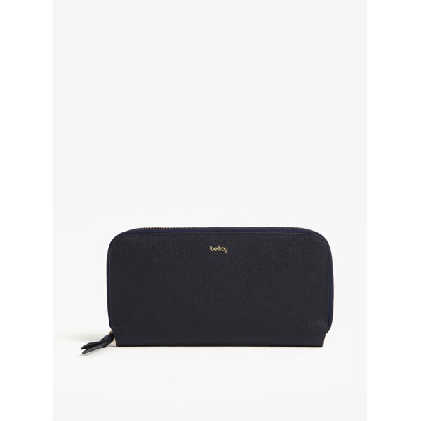 Portofel albastru inchis din piele pentru femei Bellroy Folio