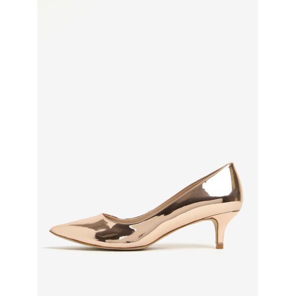 Pantofi glossy bronz cu toc - ALDO Sieria