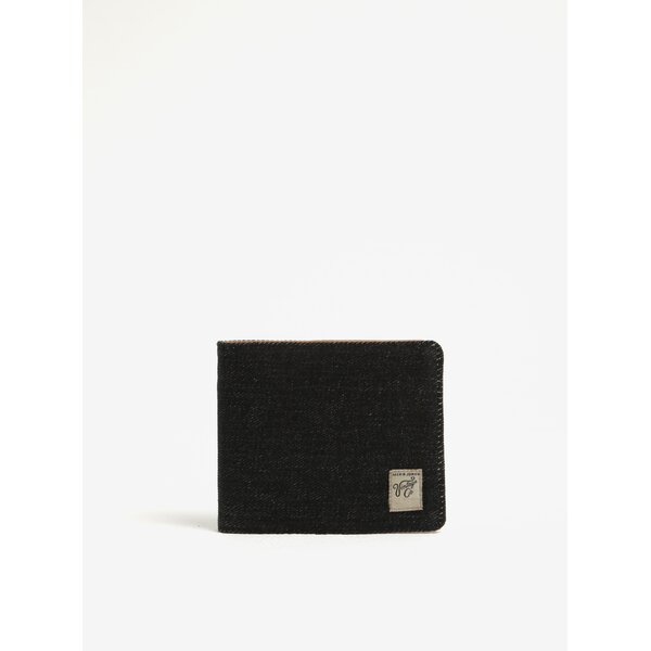 Portofel gri inchis din denim cu detalii din piele - Jack & Jones Parker