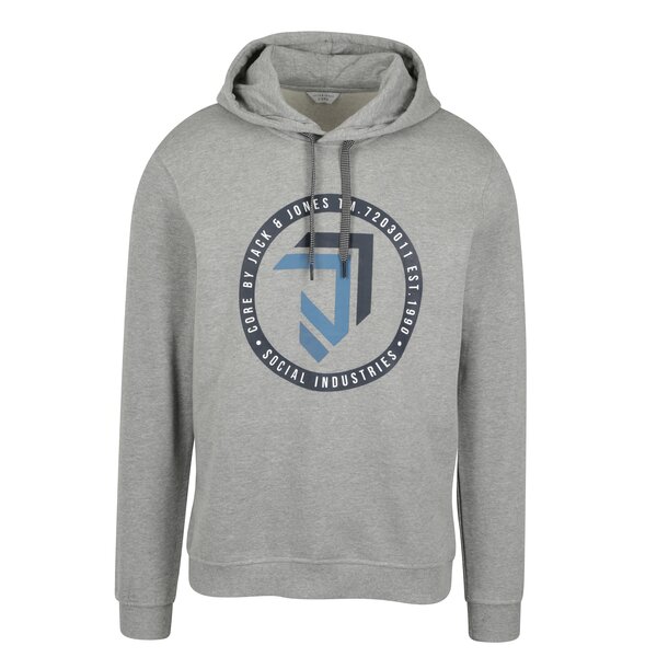 Hanorac gri cu print - Jack & Jones Lano