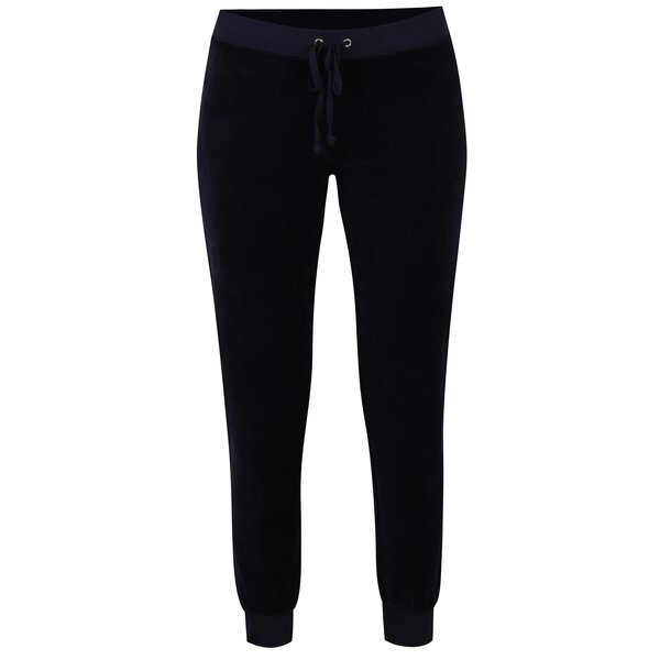 Pantaloni sport bleumarin din catifea - Juicy Couture