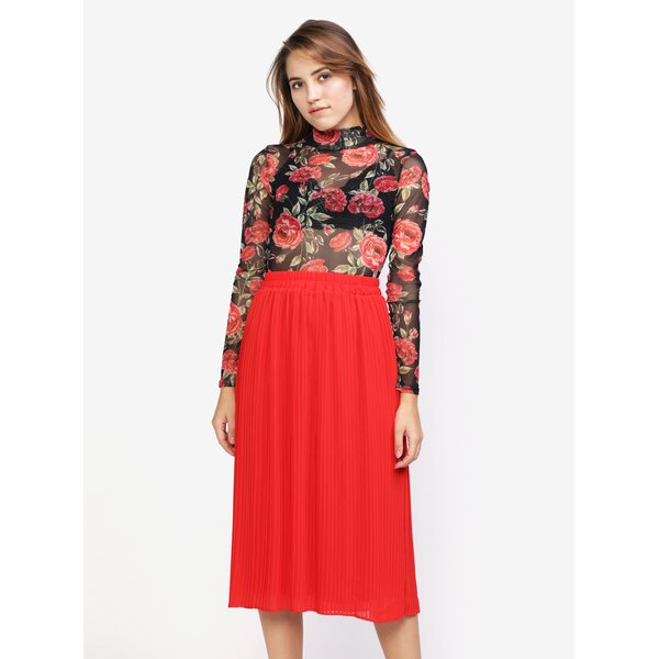 Body translucid cu print floral - MISSGUIDED