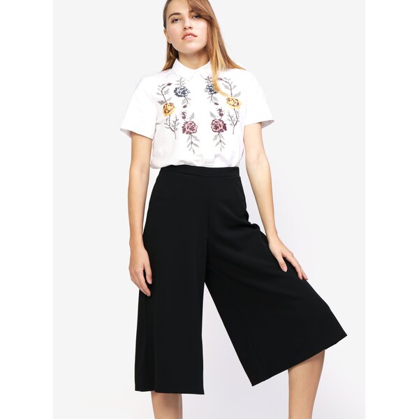 Pantaloni culottes negri - MISSGUIDED