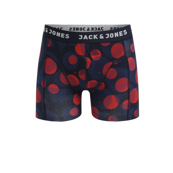 Boxeri rosu&albastru cu print - Jack & Jones Path