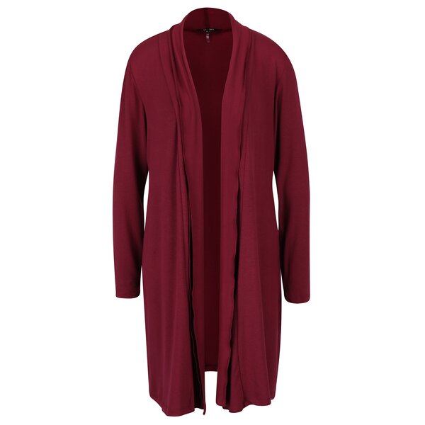Cardigan lung bordo - Yest