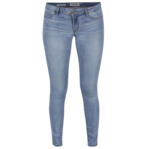 Blugi skinny albastru deschis cu talie joasa - TALLY WEiJL