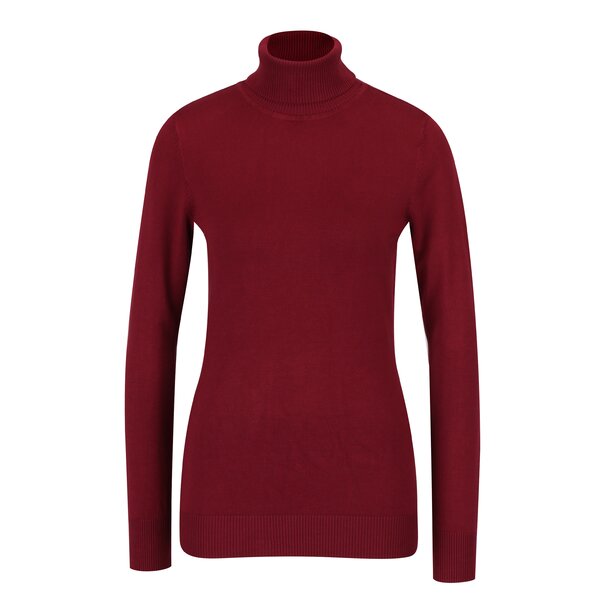 Bluza bordo cu guler inalt - Yest