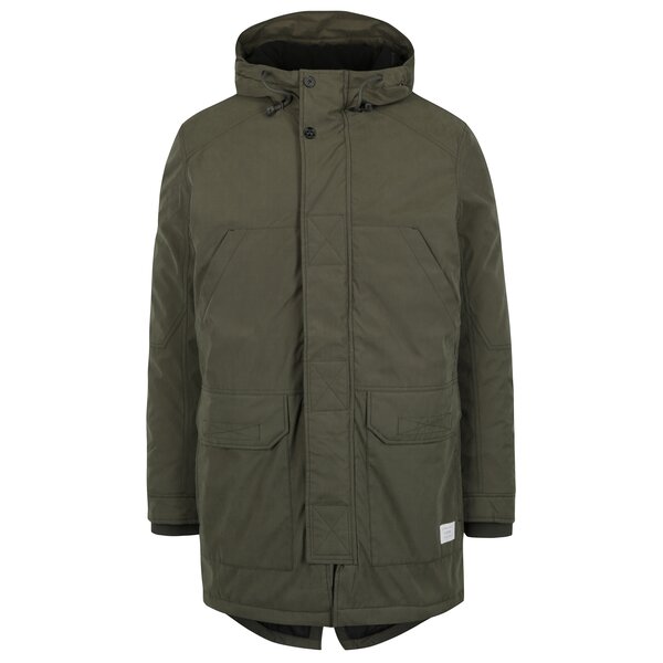 Geaca kaki de iarna cu gluga - Jack & Jones Jager