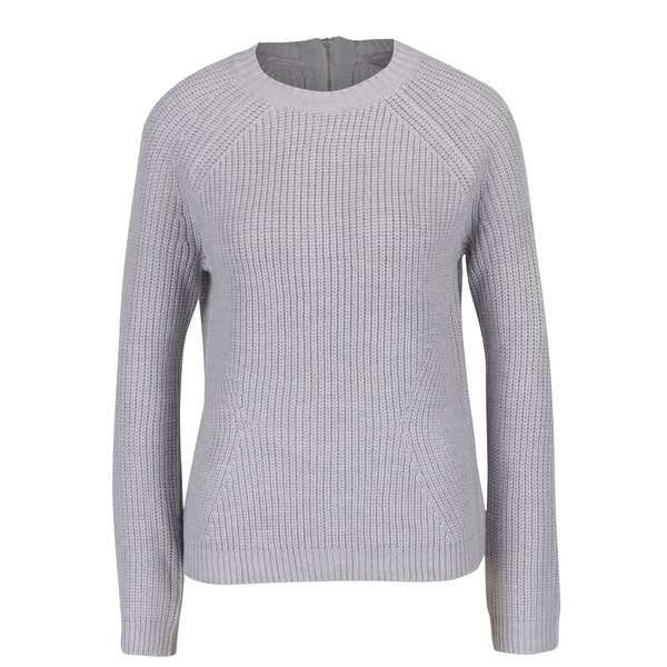 Pulover gri de iarna cu model subtil geometric - Dorothy Perkins Petite